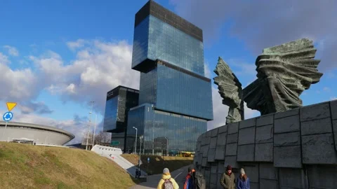 Shots from everyday life in Katowice Stock Footage 168248772