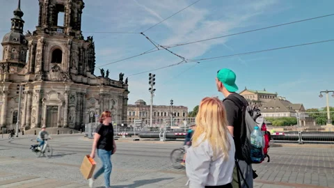 Shots featuring the Dresden Cathedral Stock Footage 327972426