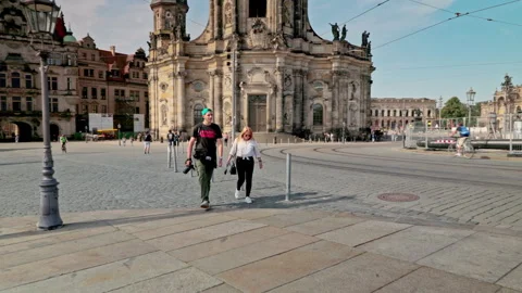 Shots featuring the Dresden Cathedral Stock Footage 327972723