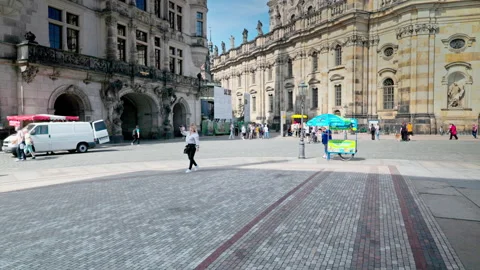 Shots featuring the Dresden Cathedral Stock Footage 327973798