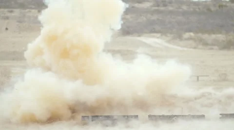 Shots Fired at Exploding Targets Video stock 60692903