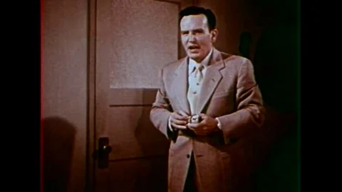 Shots of insects getting caught in venus fly traps in the 1950s 스톡 동영상 102502757