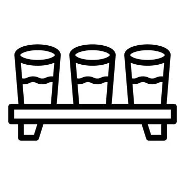 Shots Vector Icon Design Illustration Stock Illustration