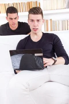 Should not do anything behind someone's back Stock Photos