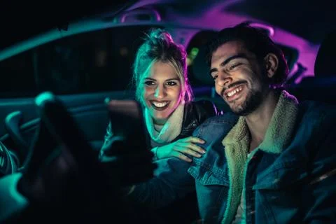 Should we post our selfie online? Stock Photos