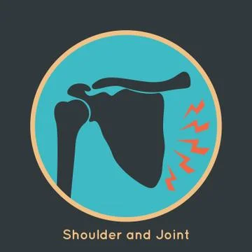 Shoulder and Joint center Stock Illustration