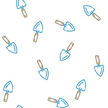Shoulder blade vector seamless pattern Stock Illustration