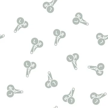 Shoulder blades ophthalmology glyph vector seamless pattern Stock Illustration