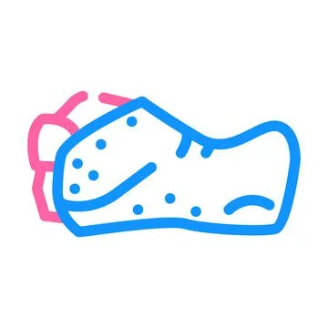 Shoulder joint color icon vector illustration 스톡 일러스트