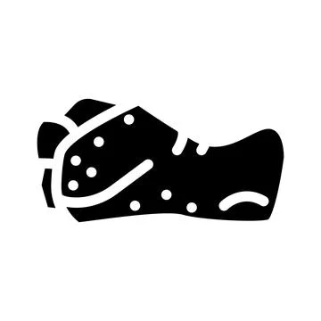 Shoulder joint glyph icon vector illustration 스톡 일러스트