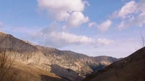 Shoulders of Caucasus Mountains Stock Footage 61231936