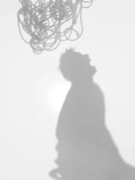 Shout of despair Stock-Illustration