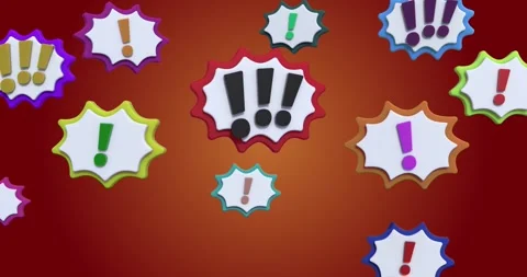 Shout exclamation 库存影片 295153648