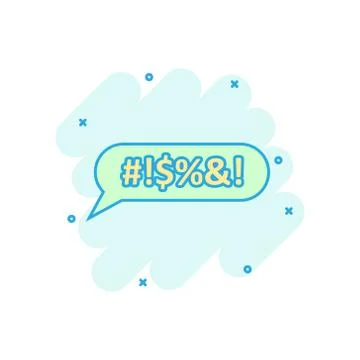 Shout speech bubble icon in comic style. Complain vector cartoon illustration Illustrazione stock