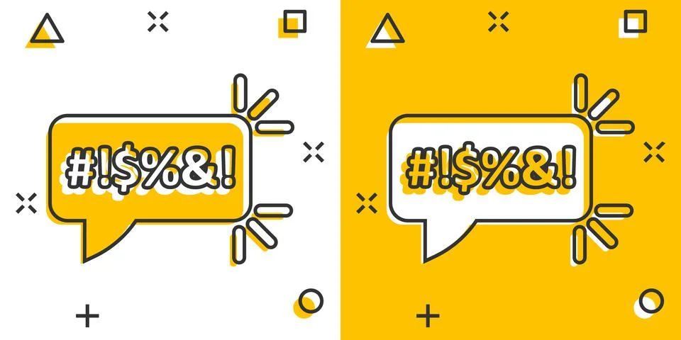 Shout speech bubble icon in comic style. Complain vector cartoon illustration Ilustración de archivo