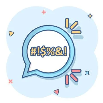 Shout speech bubble icon in comic style. Complain vector cartoon illustration Stockillustratie