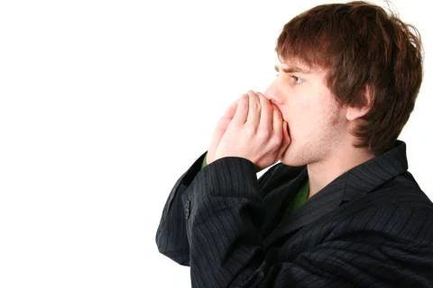 Shouting loud Stock Photos