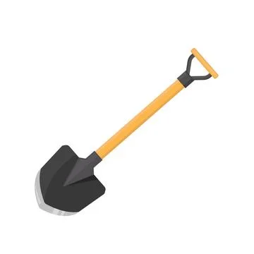 Shovel cartoon element vector illustration design Stock Illustration