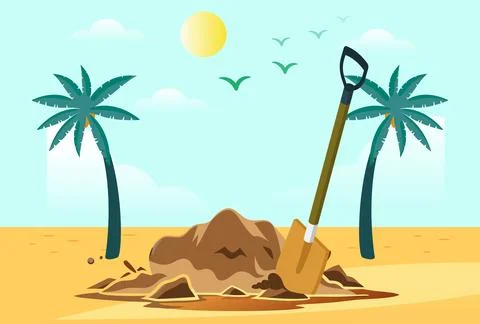 Shovel Concept Illustration Stock Illustration