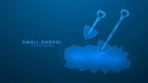 Shovel for digging and construction. Repair or building construction concep.. Stock Illustration
