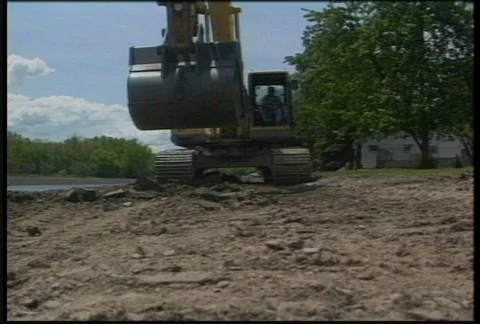 Shovel Drive Over Stock Footage 94907