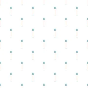 Shovel garden tool seamless pattern for digging gardening イラスト素材