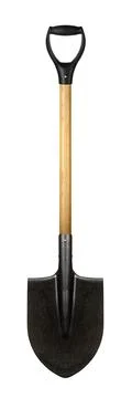 Shovel with a handle. Isolated Photos