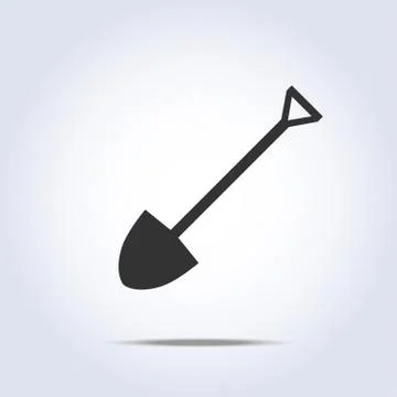 Shovel icon Stock Illustration