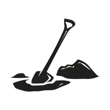 Shovel icon Stock Illustration