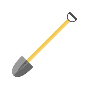 Shovel icon. Ilustración de archivo