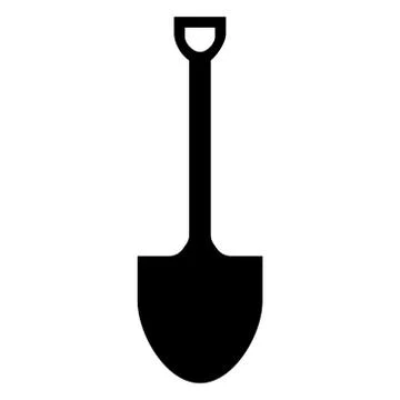 Shovel icon Illustration