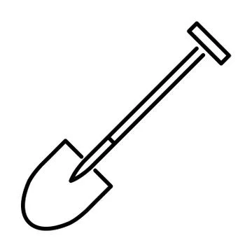 Shovel Icon Stock Illustration