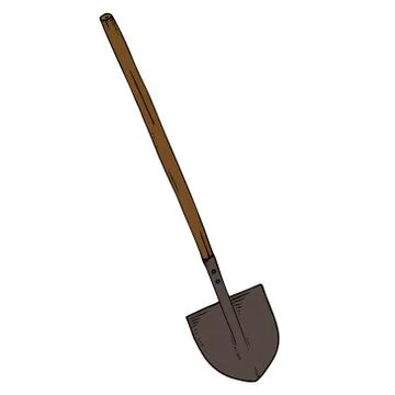 Shovel icon. Stock Illustration