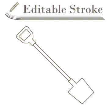 Shovel Icon Stock Illustration