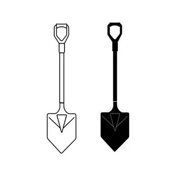 Shovel icon イラスト素材