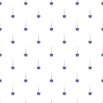 Shovel icon repeating pattern on white background Stock Illustration