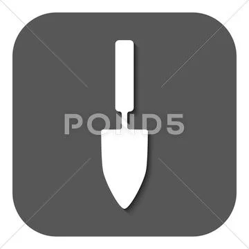 shovel clipart flat