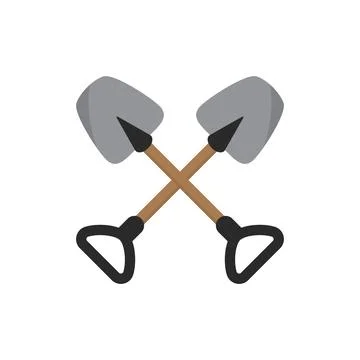 Shovel icon vector Illustration