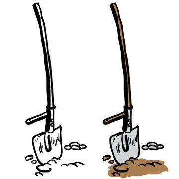 Shovel Stock Illustration
