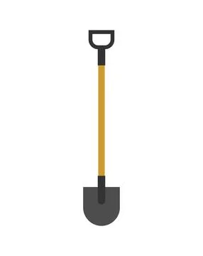 Shovel isolated. Spade tool. Vector illustration Stock Illustration