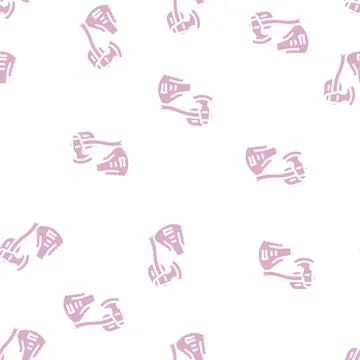 Shovel or multi tool ax glyph vector seamless pattern Stockillustratie