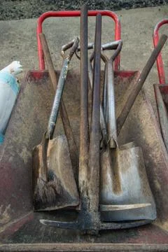 The shovel. Stock Photos