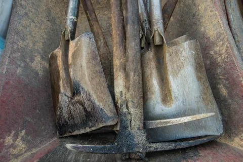 The shovel. Stock Photos