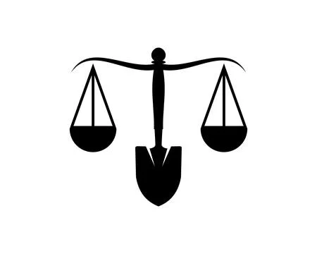 Shovel with scale on the top Stock Illustration