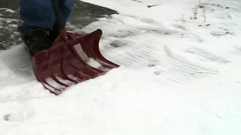 Shovel snow Vidéo 20495945
