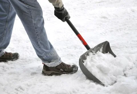 Shoveling 스톡 사진
