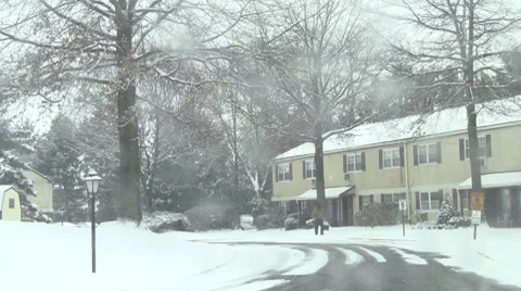 Shoveling snow Stock Footage 8557650