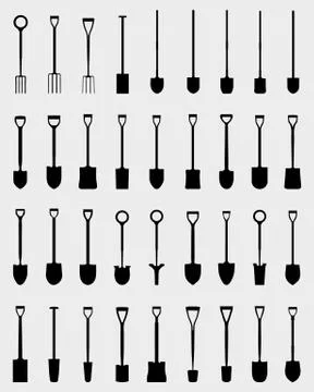 Shovels Stock Illustration