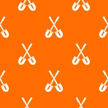 Shovels pattern seamless Stock Illustration