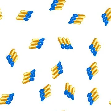 Shovels pottery tools isometric icon seamless pattern Stock Illustration